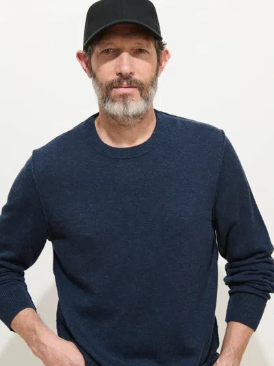 Alex Mill The Standard Long-sleeve T-shirt In Slub Cotton In Blue