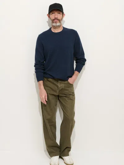 Alex Mill The Standard Long-sleeve T-shirt In Slub Cotton In Blue