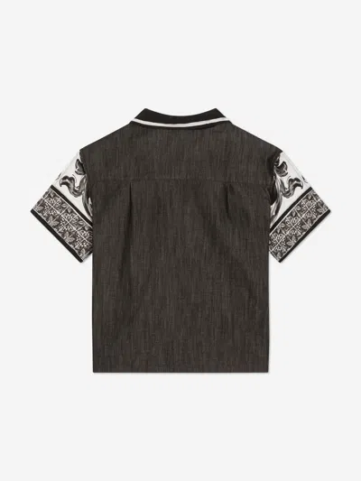 Dolce & Gabbana Majolica-print Shirt In Black