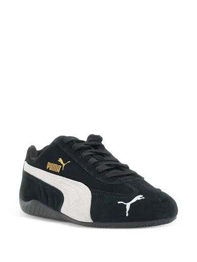 Puma Speedcat Og Logo Detailed Sneakers In Black