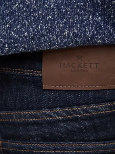 皮质贴花牛仔裤