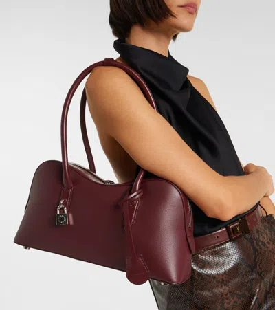 Stella Mccartney Stella Ryder Shoulder Bag In Burgundy
