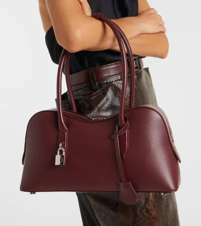 Stella Mccartney Stella Ryder Shoulder Bag In Burgundy