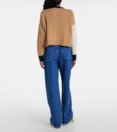 Marni Multicolor Cashmere Oversize Cardigan In Neutral