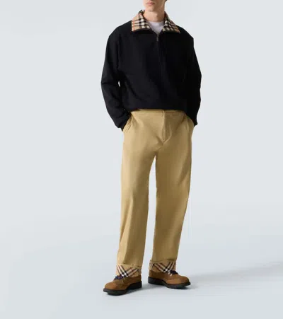 Burberry Moor Suede Lace-up Hiking Boots In Brown