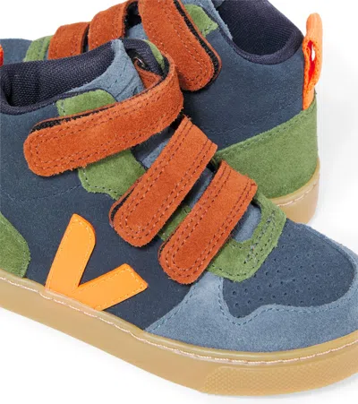 Veja Touch-strap Suede Trainers In Multi