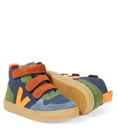 Veja Touch-strap Suede Trainers In Multi