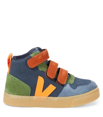 Veja Touch-strap Suede Trainers In Multi