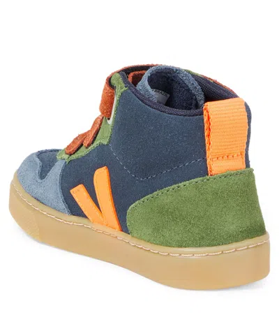 Veja Touch-strap Suede Trainers In Multi