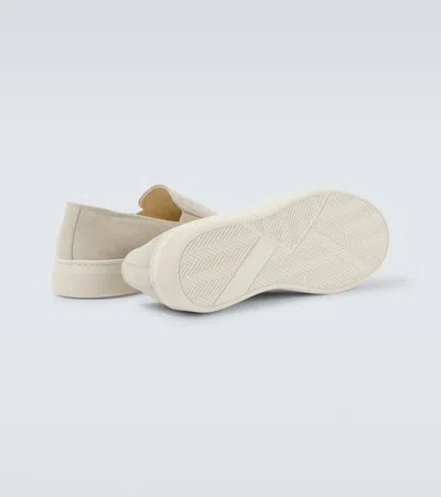 Common Projects Suede Slip-on Sneakers In Sand