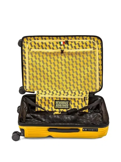 Crash Baggage Ribbed-texture Holdall In Yellow