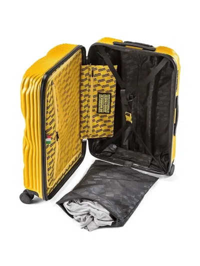 Crash Baggage Ribbed-texture Holdall In Yellow
