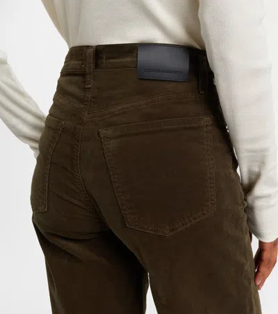 Citizen Of Humanity Lyra Cotton Corduroy Wide-leg Pants In Brown