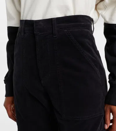 Citizen Of Humanity Marcelle Barrel-leg Cargo Pants In Black