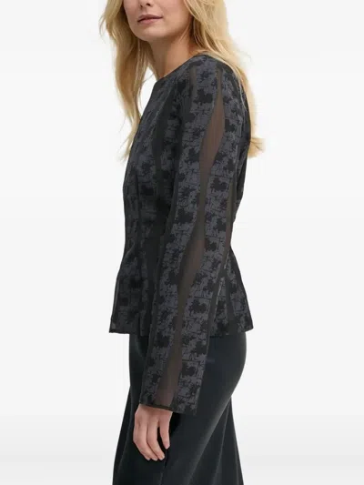 Samsoe & Samsoe Saanai Bell-sleeve Blouse In Blue