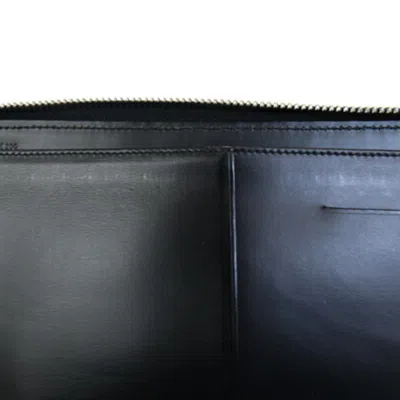 Pre-owned Dunhill Black Nylon Canvas Leather Long Wallet (bi-fold) ()