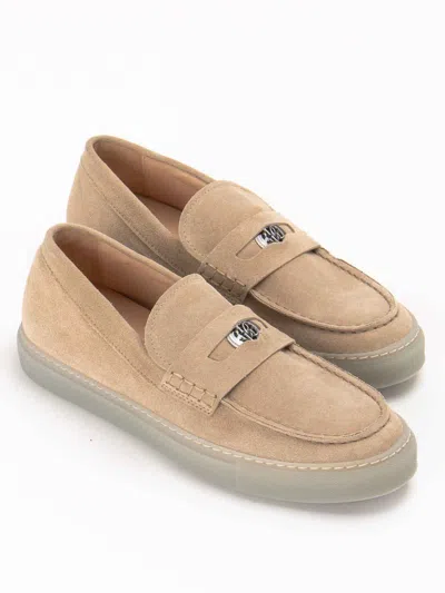 Roberto Cavalli Loafers In Neutral