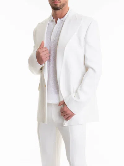 Roberto Cavalli Jacket In White
