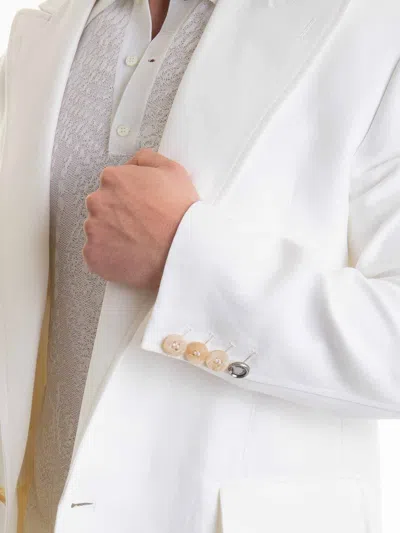 Roberto Cavalli Jacket In White