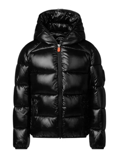 Save The Duck Free Animal Jacket With Hood In Black