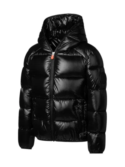 Save The Duck Free Animal Jacket With Hood In Black