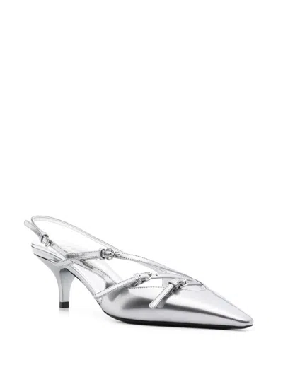 Miu Miu With Heel In Silver