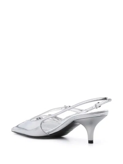 Miu Miu With Heel In Silver