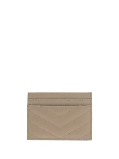Saint Laurent Wallets In Neutral