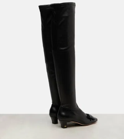 Valentino Over-the-knee Stiletto Bow Detail Boots In Multi