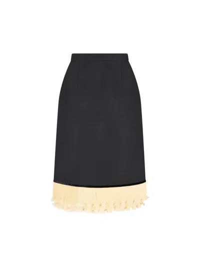 Valentino Garavani Skirts In Black
