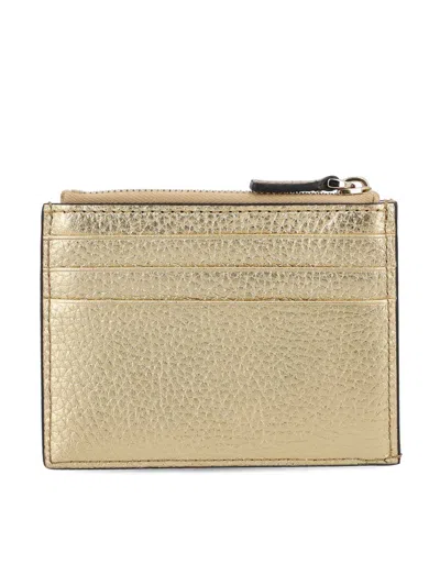 Valentino Rockstud Coin Purse In Gold