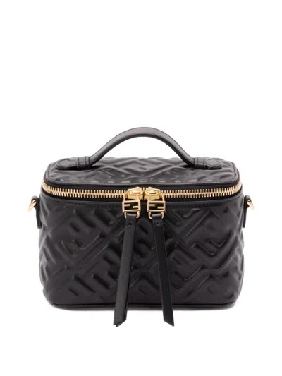 Fendi Mini "vanity" Bag In Black