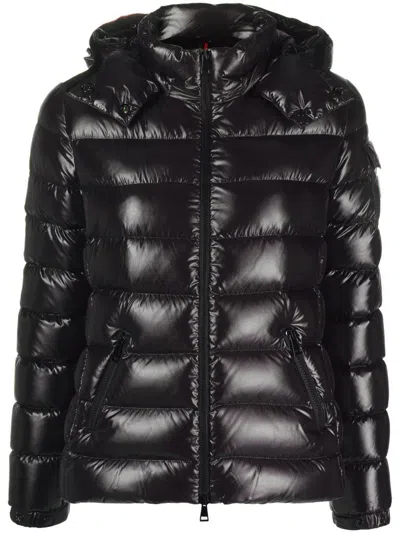 Moncler Bady Hooded Short Down Jacket Clothing In Black