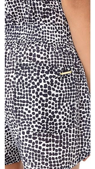 Stella Mccartney Mixed Animals & Elastic All In One Printed Coverup In Темно-синий Леопард/жираф