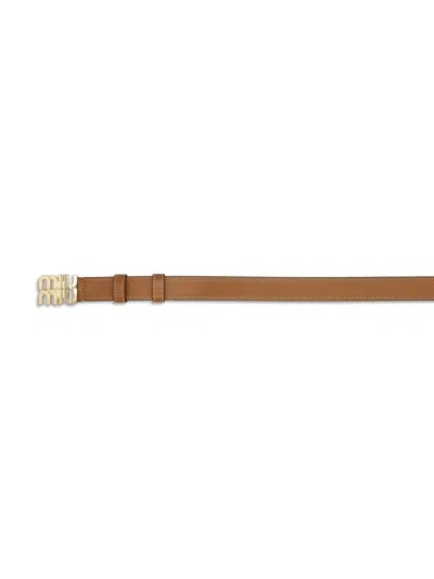 Miu Miu Belts In Brown