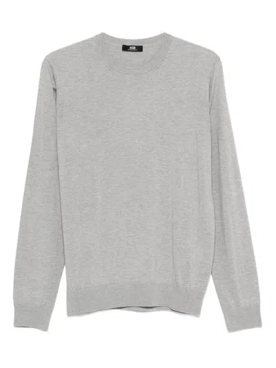 Alpha Studio Sweaters In Gray