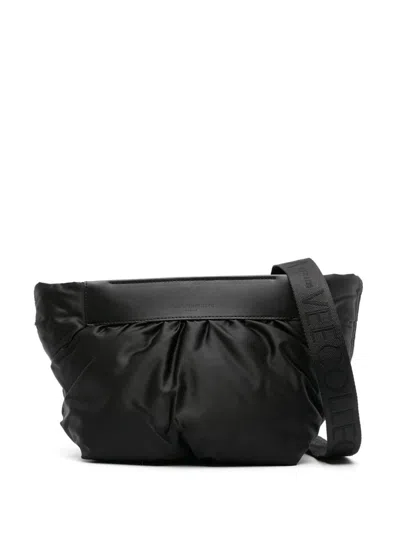 Veecollective Caba Zip Nylon Crossbody Bag In Black