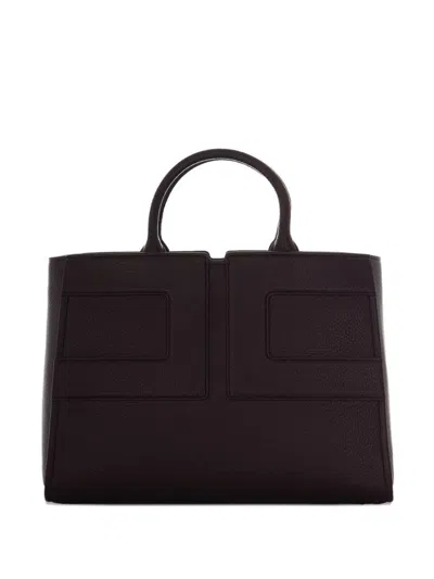 Elisabetta Franchi Pocket-detail Top-handle Shoulder Bag In Red