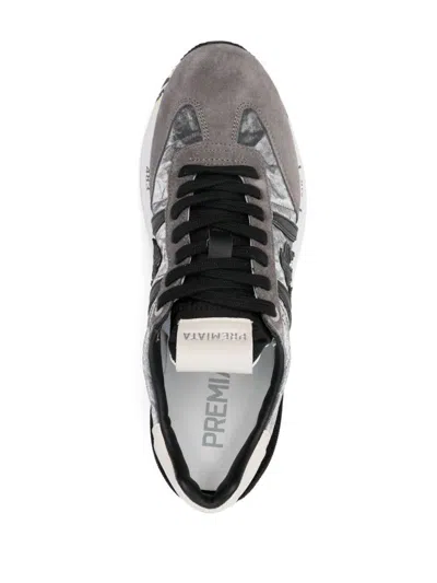 Premiata Round Head Low-cut Casual Shoes In Gray