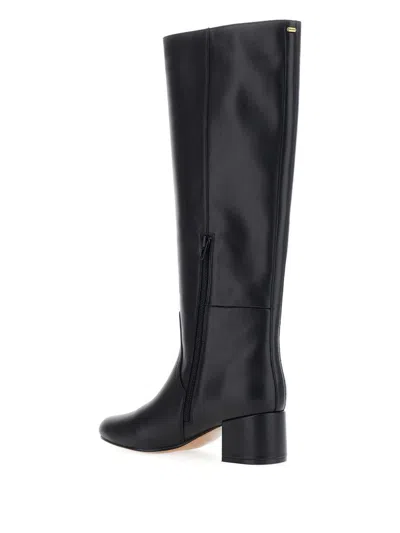 Twinset Knee-high Block-heel Boots In Black