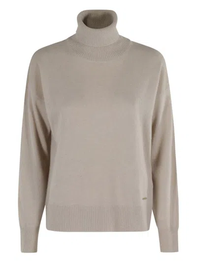 Woolrich Comfort Wool Cashmere Turtleneck In Gray