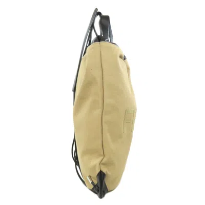 Pre-owned Fendi Black Canvas Backpack ()