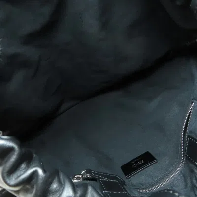 Pre-owned Fendi Black Canvas Backpack ()