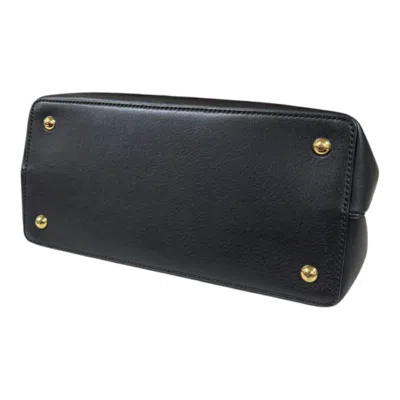Pre-owned Fendi Black Leather Shoulder Bag ()