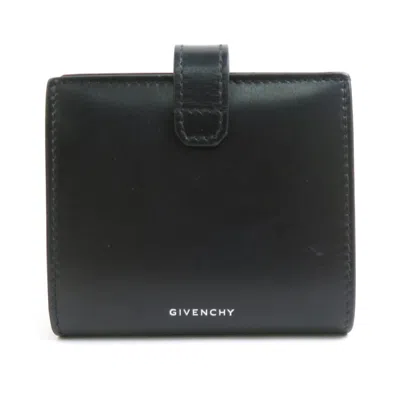 Pre-owned Givenchy Black Leather Wallet (bi-fold) ()