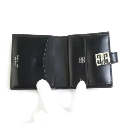 Pre-owned Givenchy Black Leather Wallet (bi-fold) ()