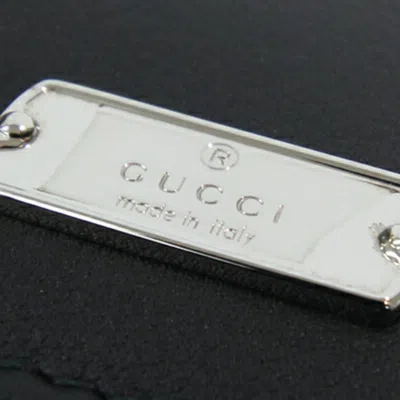 Pre-owned Gucci Black Leather Wallet (bi-fold) ()