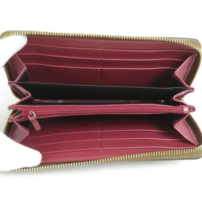 Pre-owned Gucci Bronze Leather Long Wallet (bi-fold) () In Brown