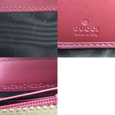 Pre-owned Gucci Bronze Leather Long Wallet (bi-fold) () In Brown