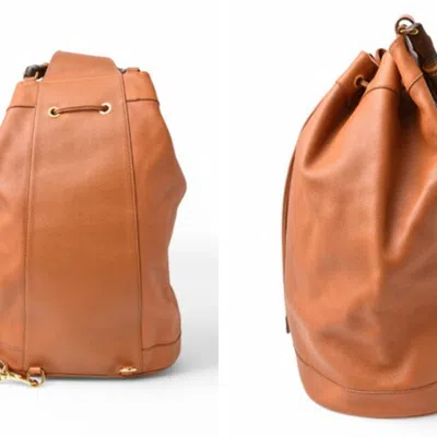 Pre-owned Gucci Brown Leather Shoulder Bag Sling Bag ()